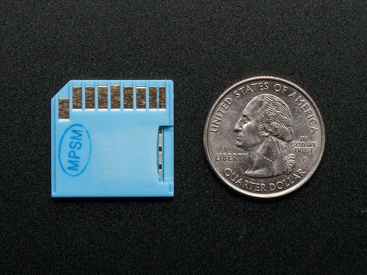 Blue Shortening microSD card adapter for Raspberry Pi & Macbooks [discontinued] - Image 4