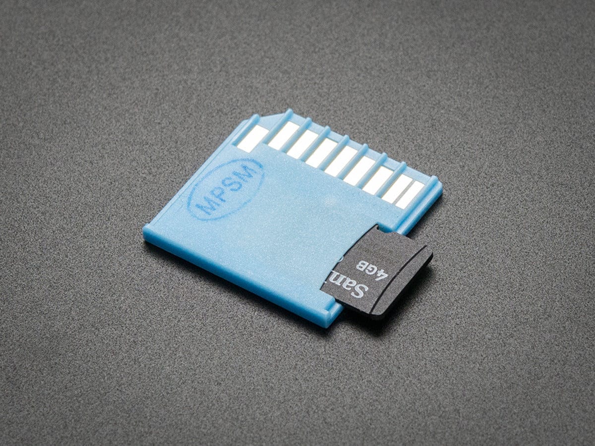 Blue Shortening microSD card adapter for Raspberry Pi & Macbooks [discontinued] - Image 7