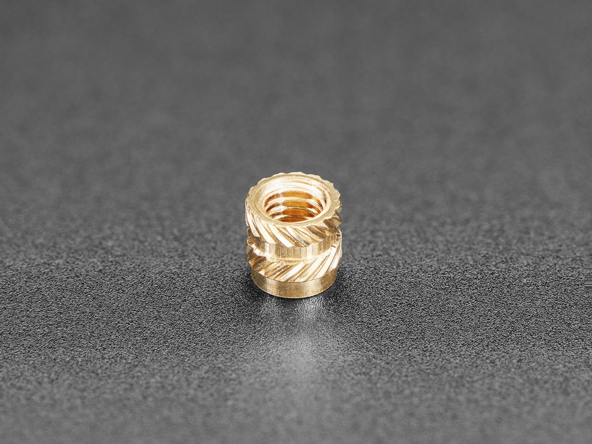Brass Heat-Set Inserts for Plastic - M3 x 4mm - 50 pack - Image 3