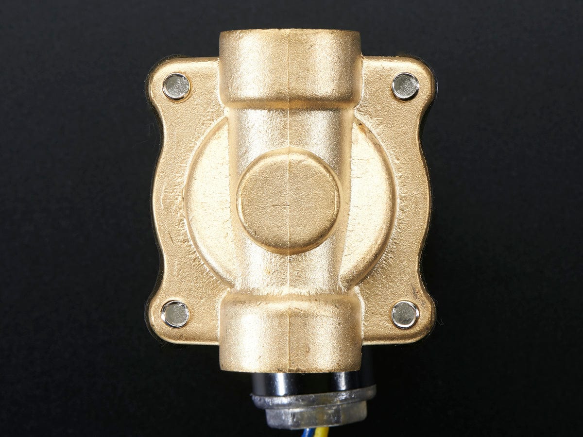 Brass Liquid Solenoid Valve - 12V - 1/2 NPS - Image 5