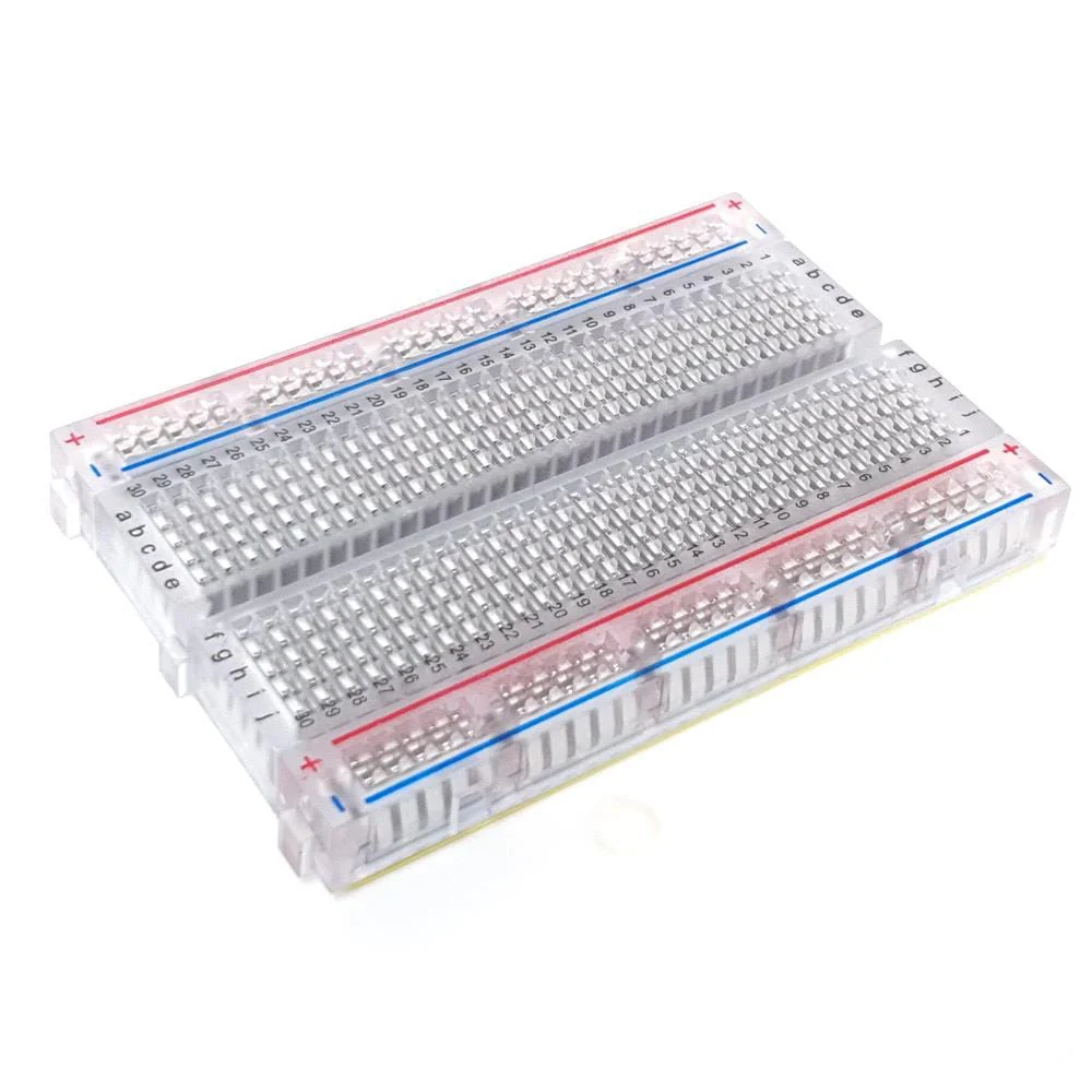 Half-Size Breadboard - Transparent - Image 2