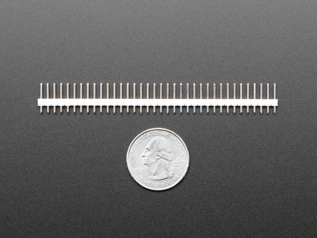 Break-away 0.1" 36-pin strip male header - White - 10 pack - Image 3