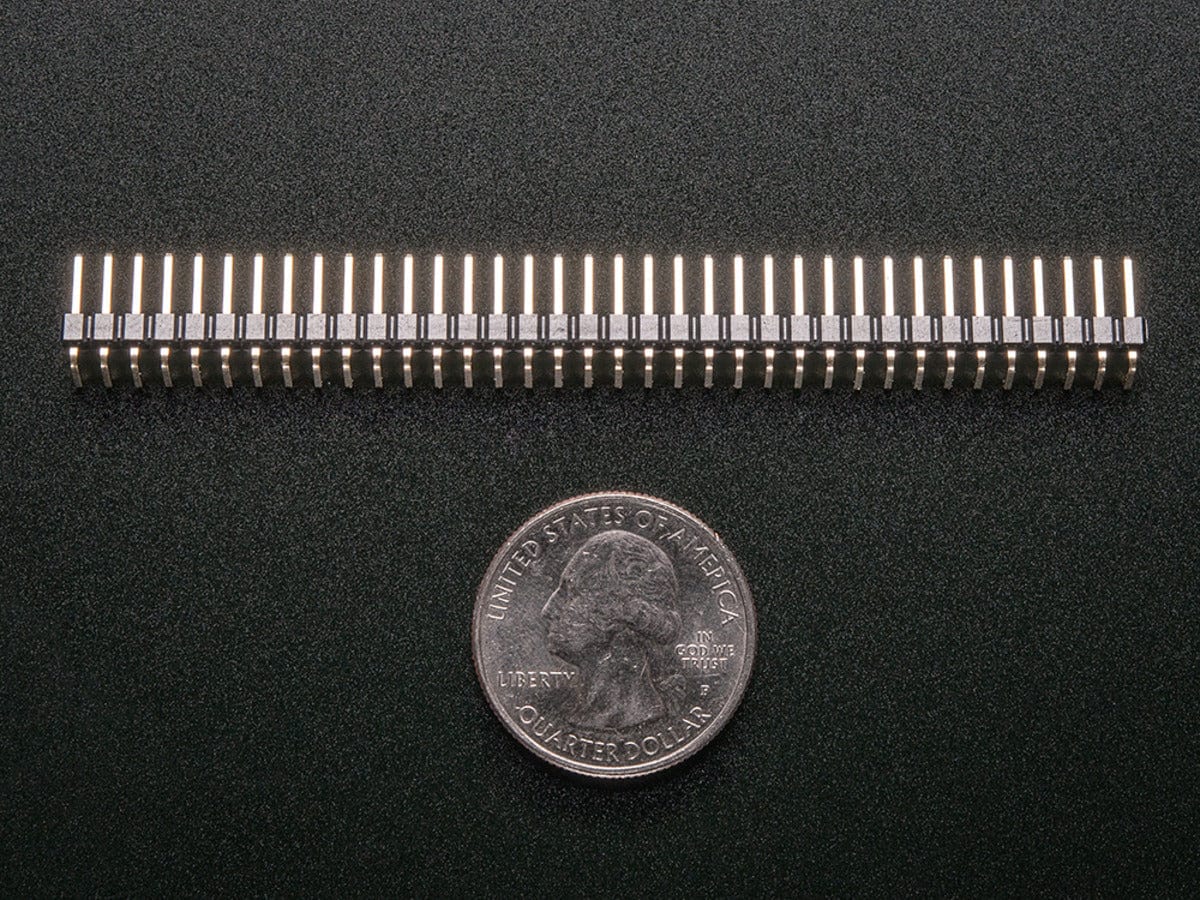 Break-away 0.1" 36-pin strip angled headers (10 pack) - Image 3