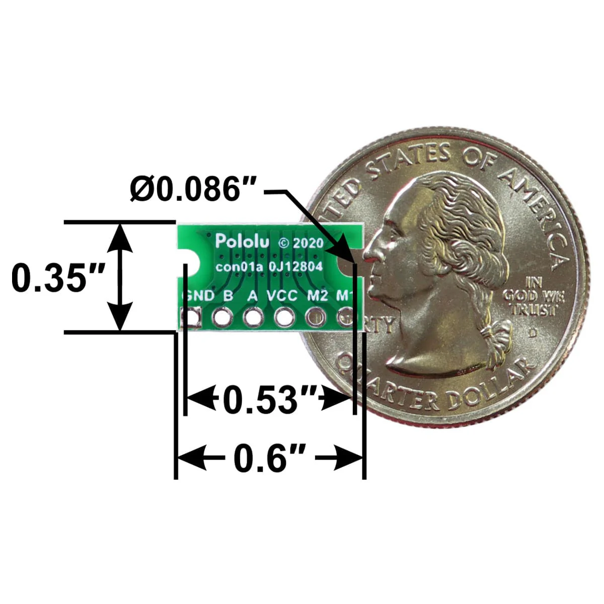 Breakout for 6-pin JST SH-Style Connector - Side Entry - Image 8