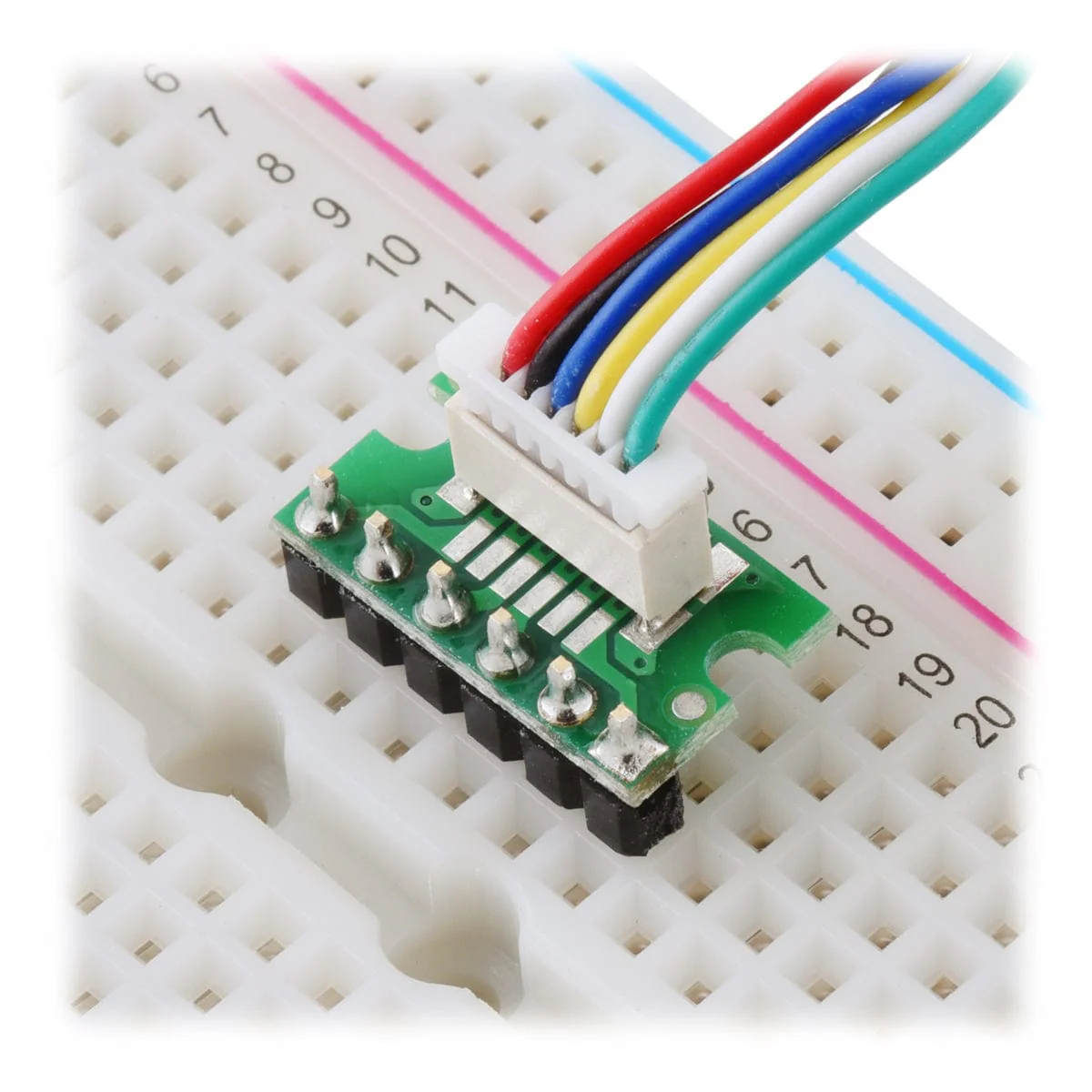 Breakout for 6-pin JST SH-Style Connector - Top Entry - Image 3