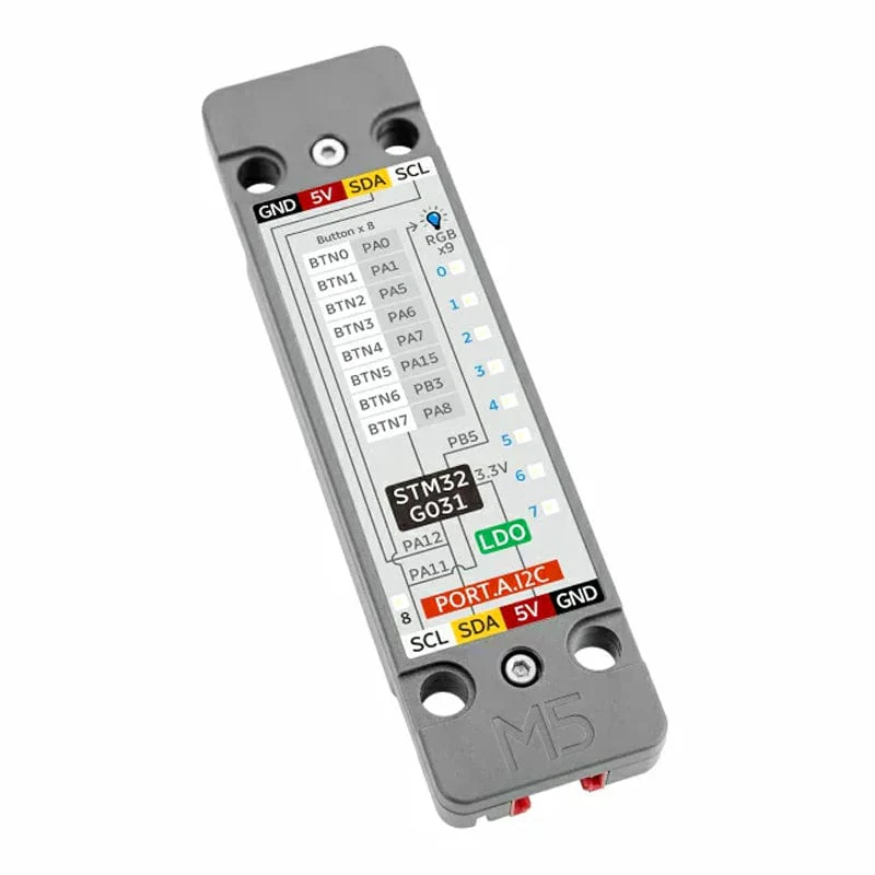 M5Stack Byte Button Unit with 8x Buttons (STM32G031) - Image 5
