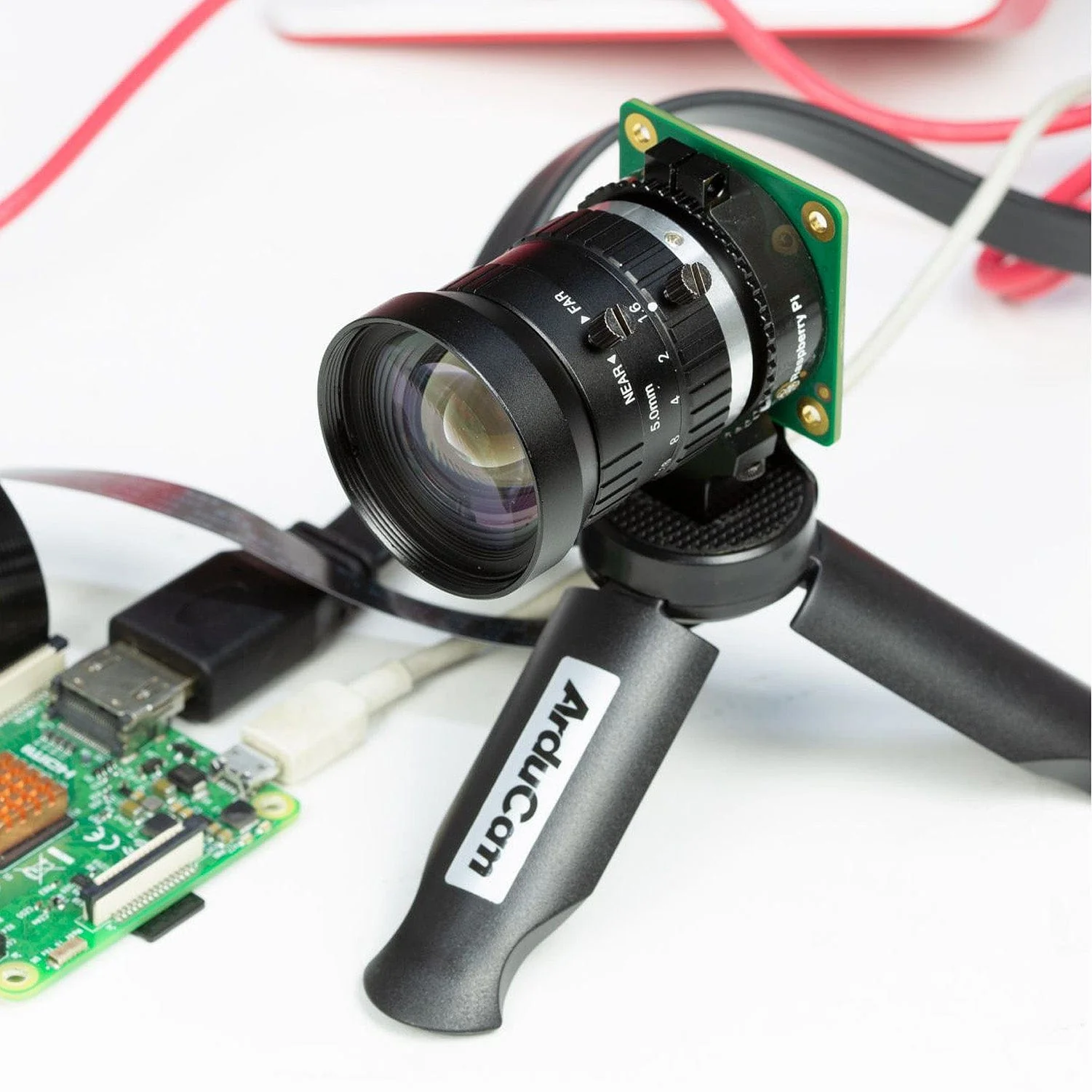 C-Mount Lens for Raspberry Pi HQ Camera - 5mm Focal Length [Discontinued] - Image 4