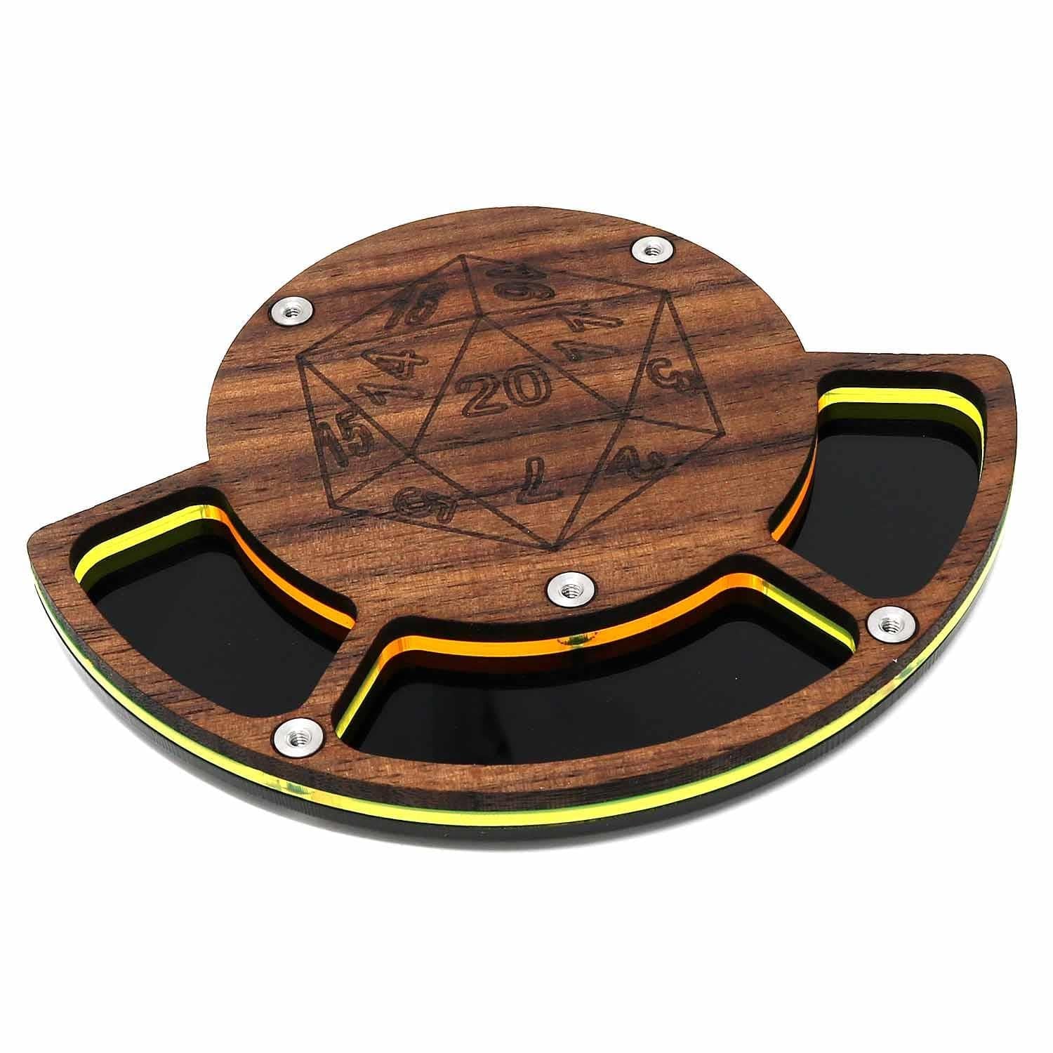 C4 Labs Tri-Pocket Walnut Dice Coaster [discontinued] - Image 4