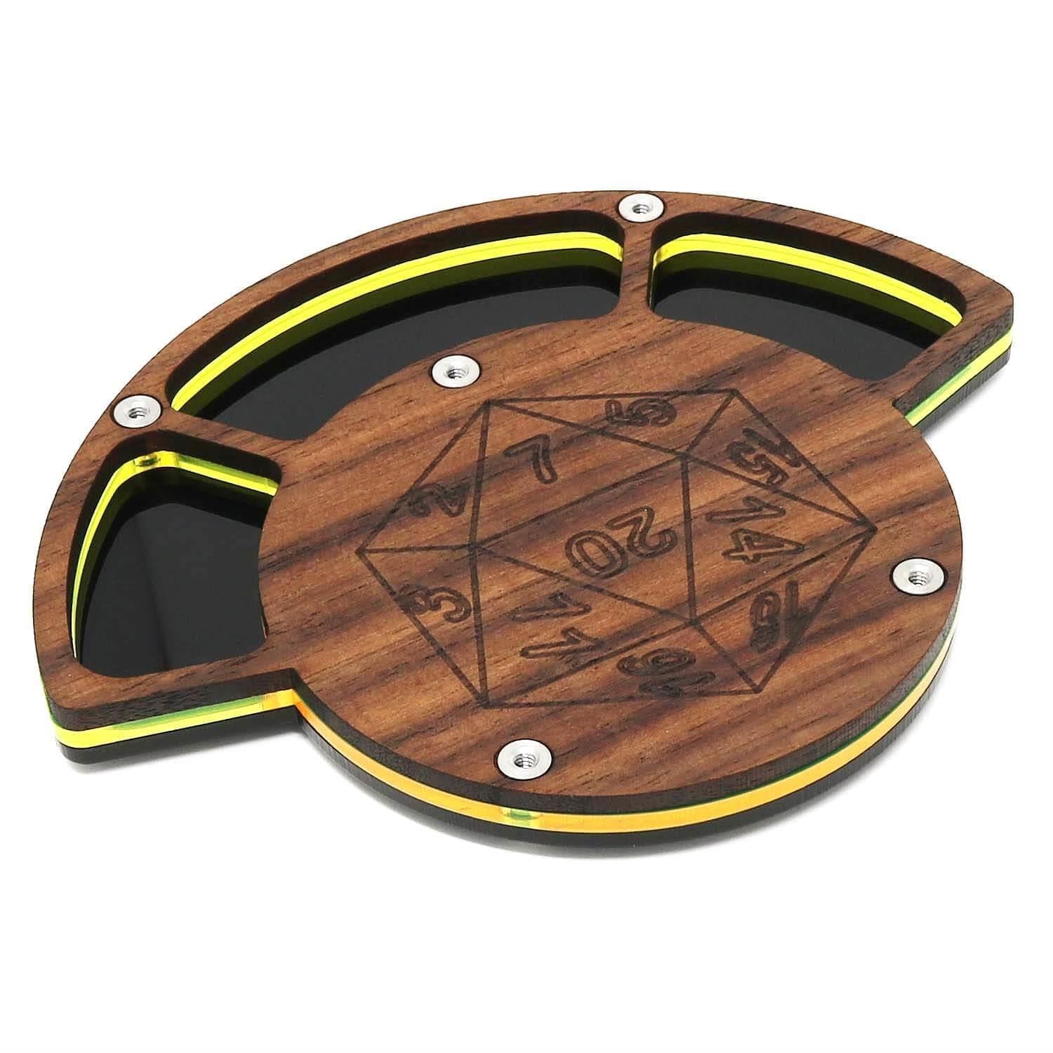 C4 Labs Tri-Pocket Walnut Dice Coaster [discontinued] - Image 5