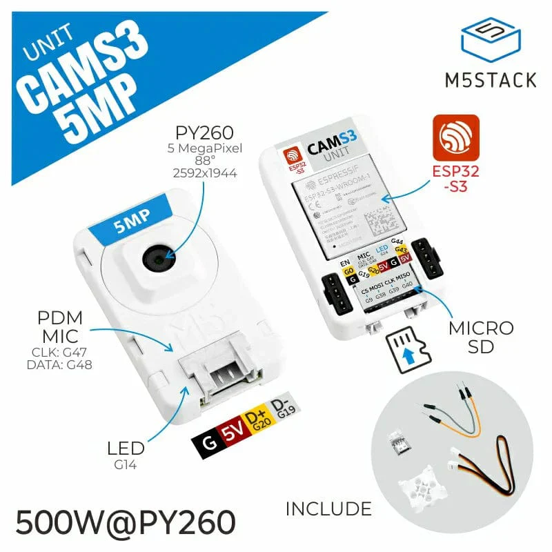 CamS3 Unit Wi-Fi Camera (5MP) - Image 2