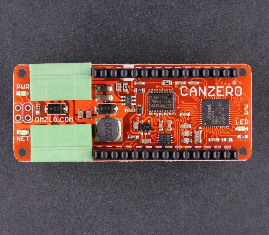 CANZERO - Arduino MKR Zero-Compatible IoT Node (unsoldered) [discontinued] - Image 2