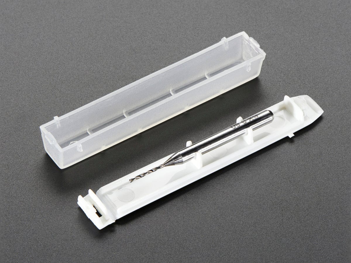 Carbide Square End Mill - 1/8" Shaft - 0.8mm Diameter - Image 2