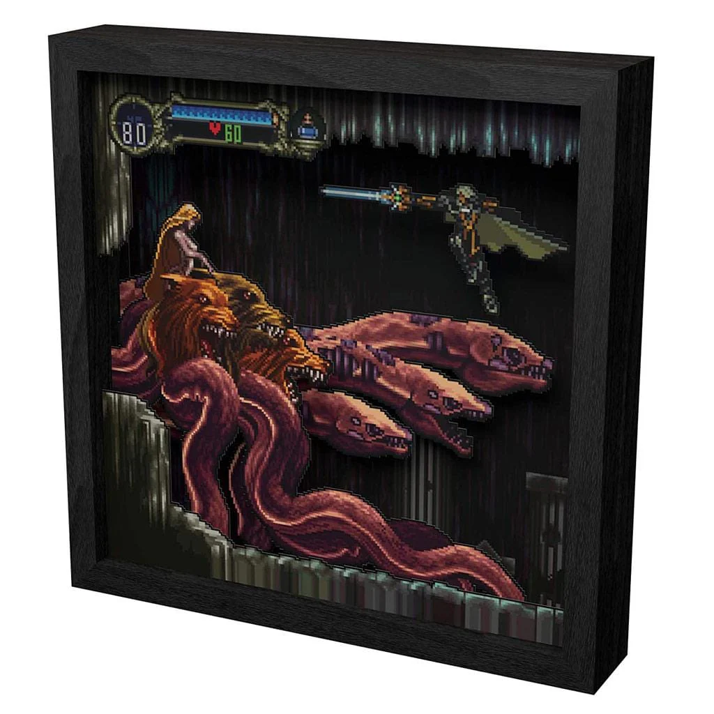 Castlevania Symphony of the Night Scylla Boss Pixel Frame (9x9") [Discontinued] - Image 3