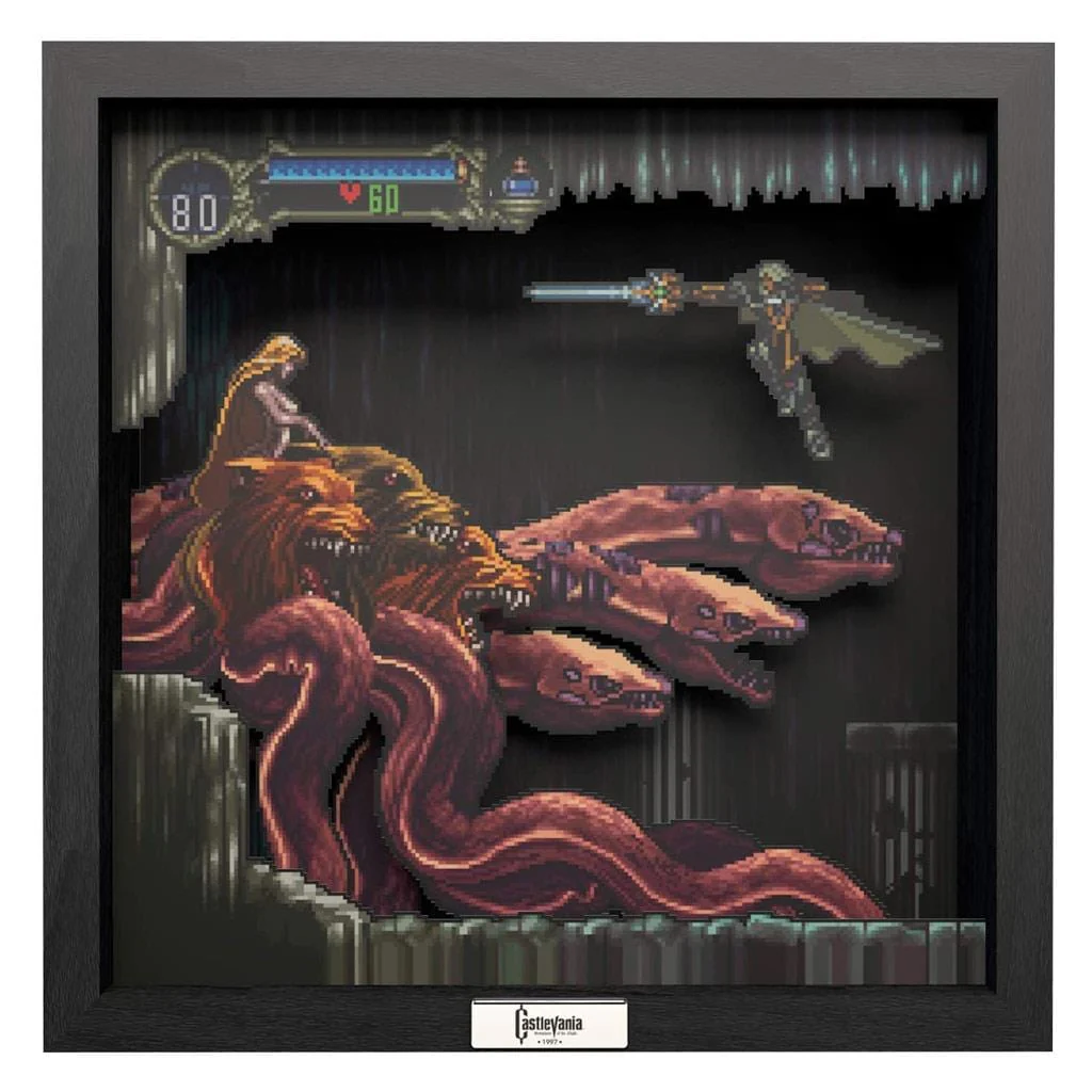 Castlevania Symphony of the Night Scylla Boss Pixel Frame (9x9") [Discontinued] - Image 4