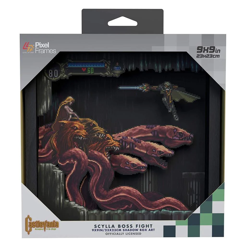 Castlevania Symphony of the Night Scylla Boss Pixel Frame (9x9") [Discontinued] - Image 5