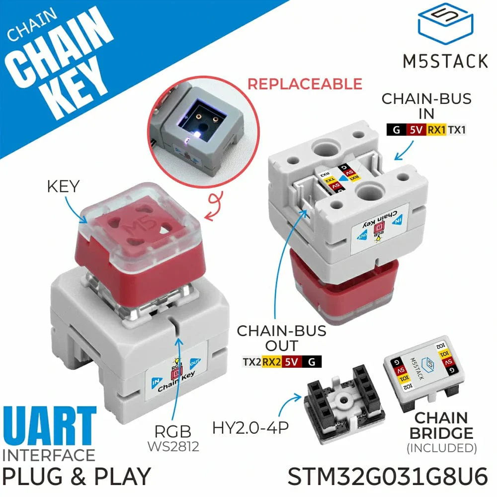 Chain Mechanical Key Button - Image 2