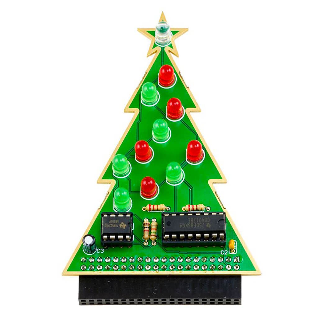 Christmas Tree Solder Kit (555 Timer) [Discontinued] - Image 3
