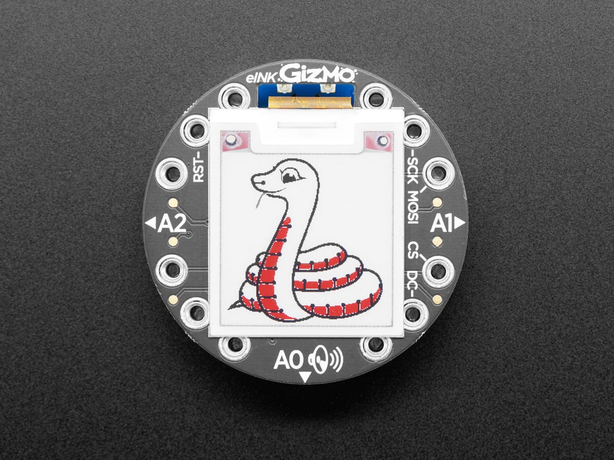 Circuit Playground 200x200 Tri-Color E-Ink Gizmo (E-Ink Display + Audio Amplifier) - Image 6