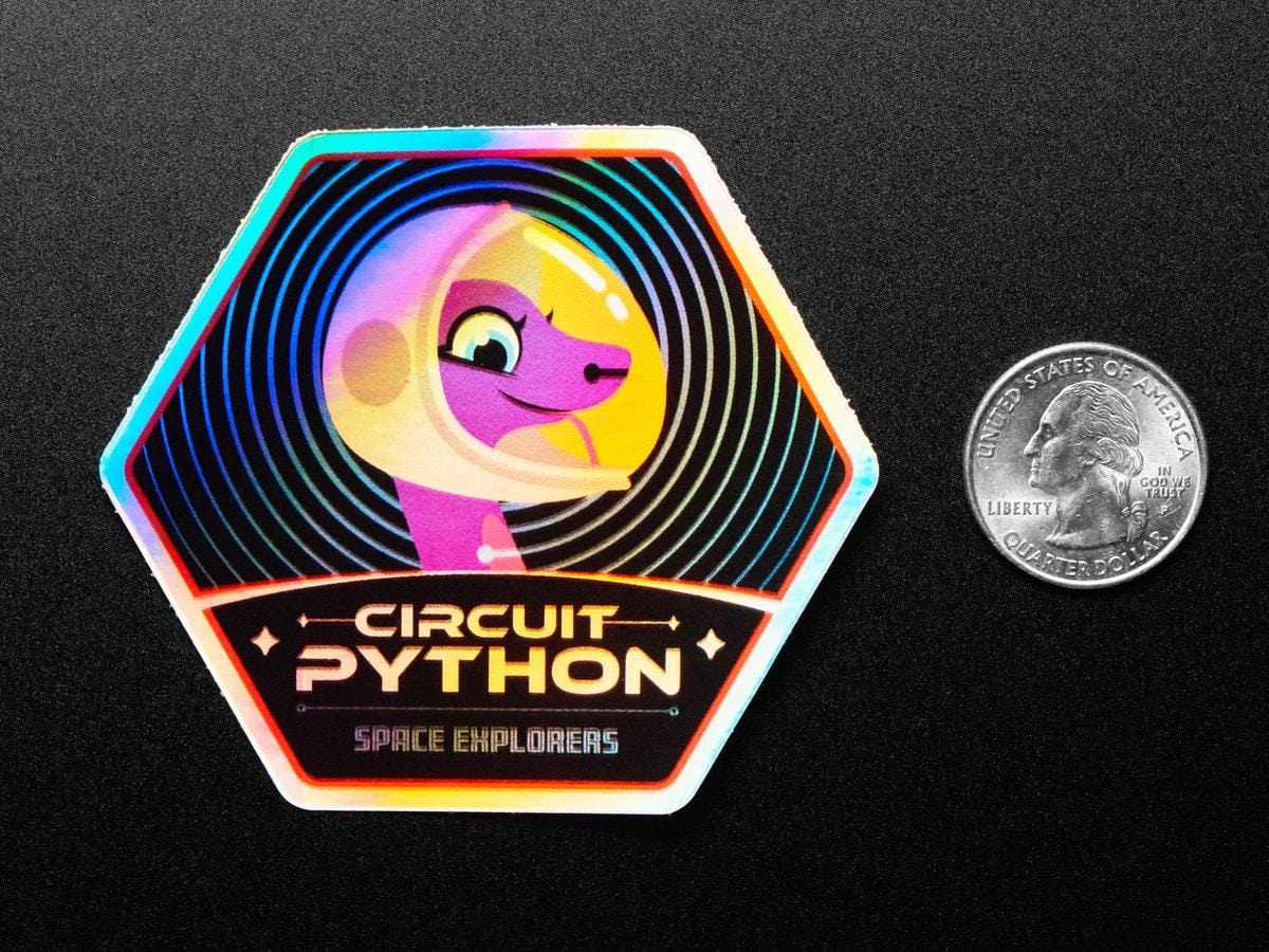 CircuitPython Space Explorers Sticker - Image 3