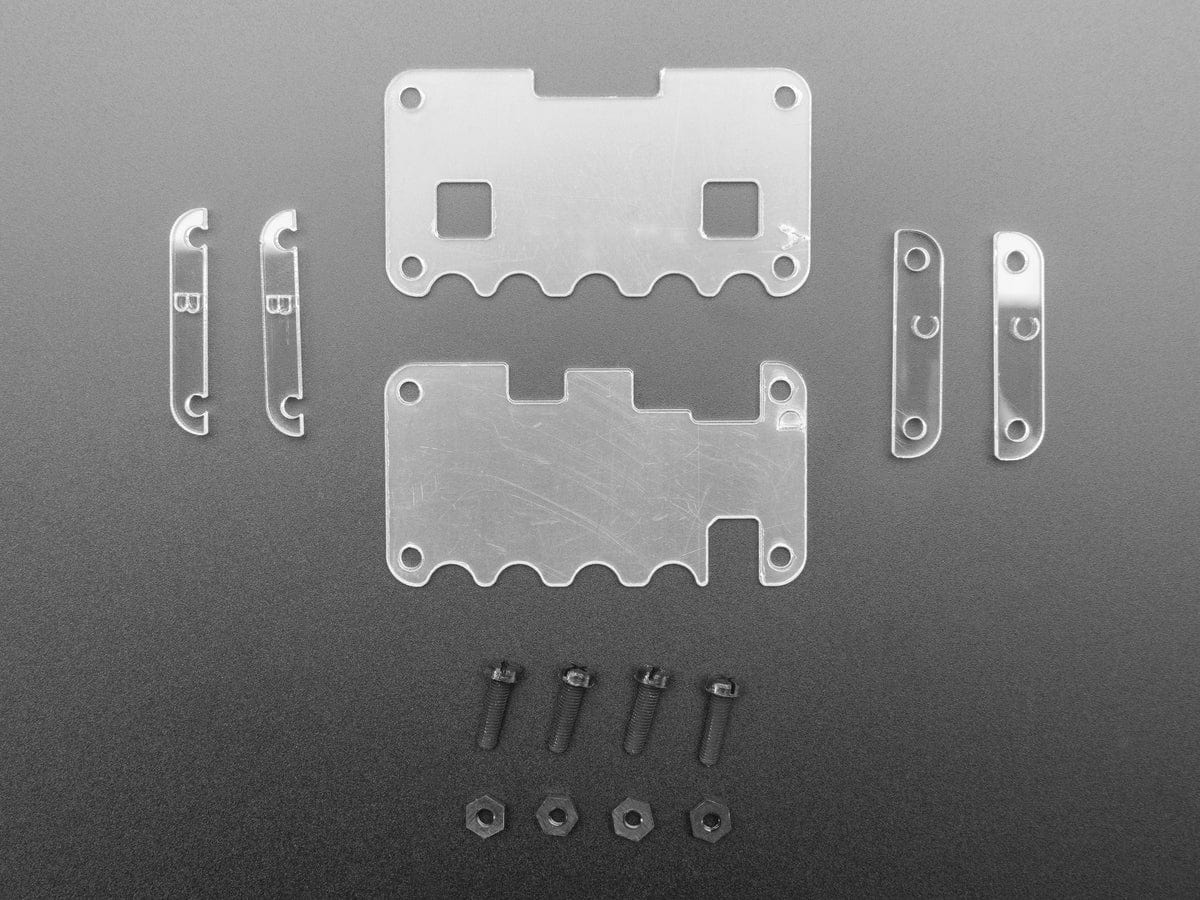 Clear Acrylic Enclosure + Hardware Kit for Adafruit CLUE - Image 3