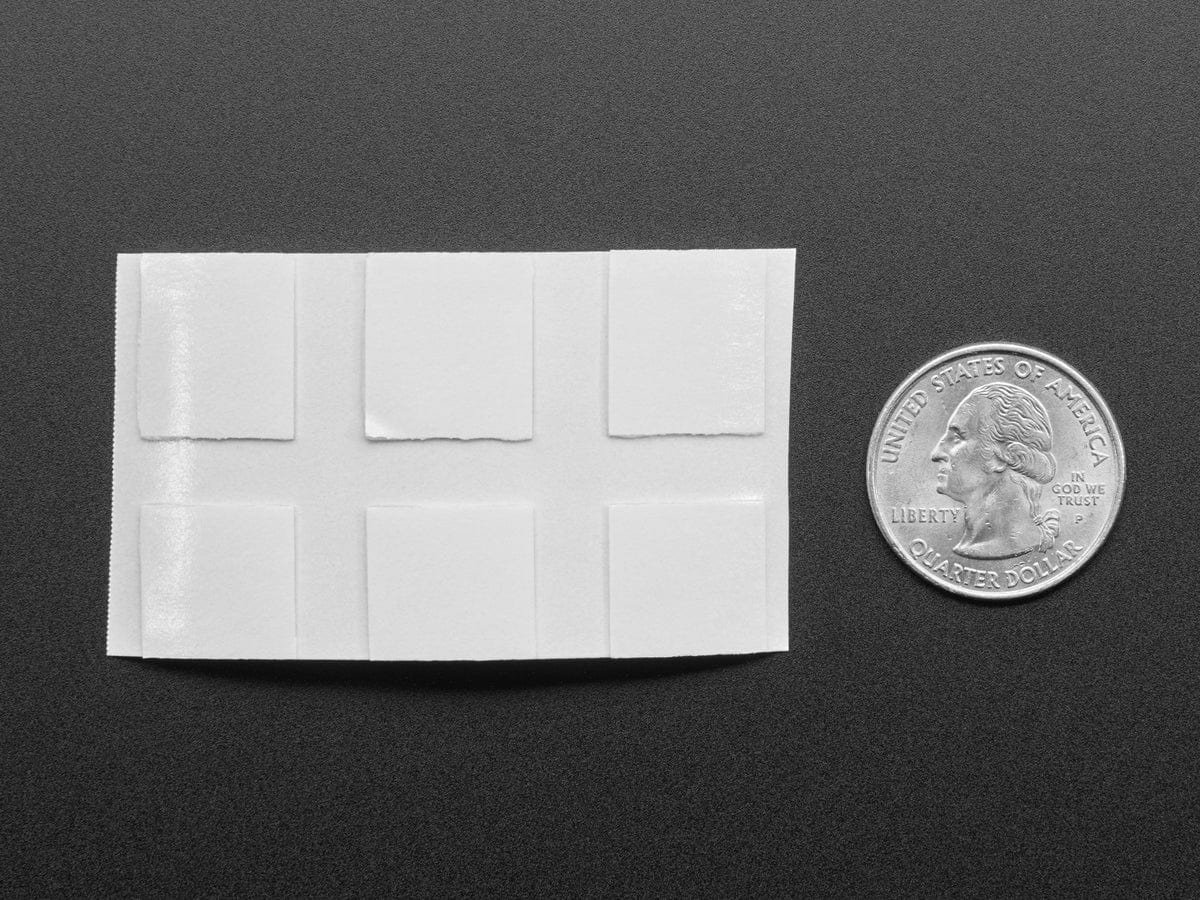 Clear Adhesive Squares - 6 pack (UGlu Dashes) - Image 3