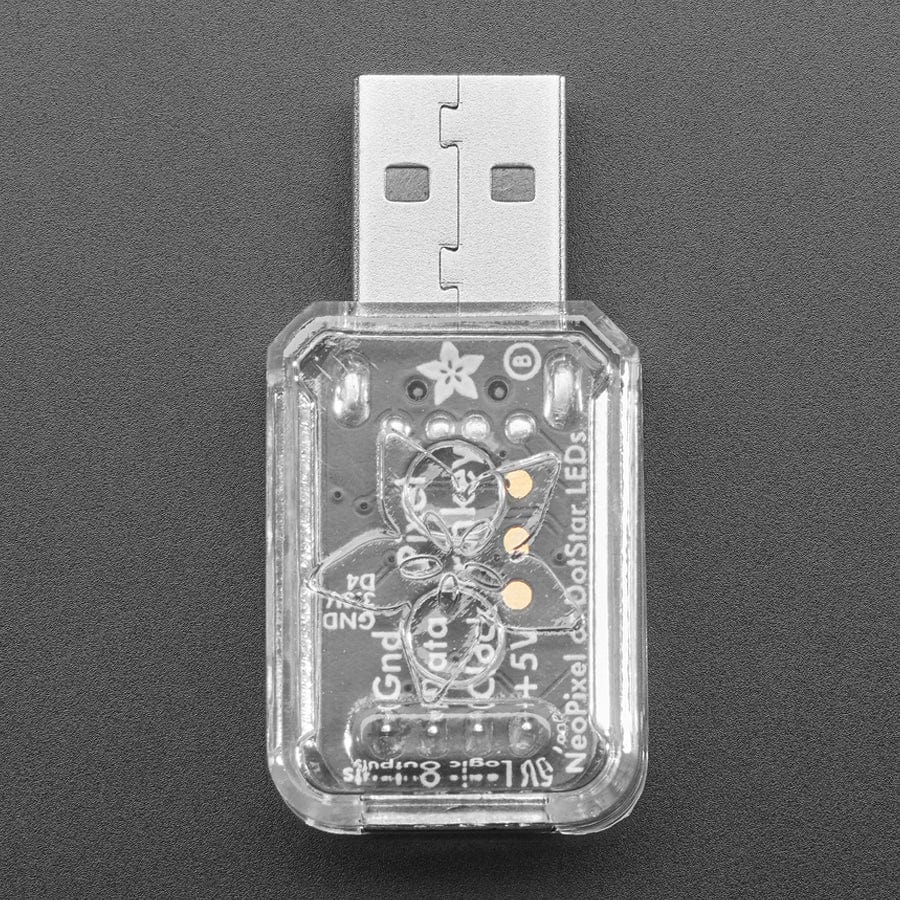 Clear Snap-on Enclosure for Adafruit Pixel Trinkey - Image 4