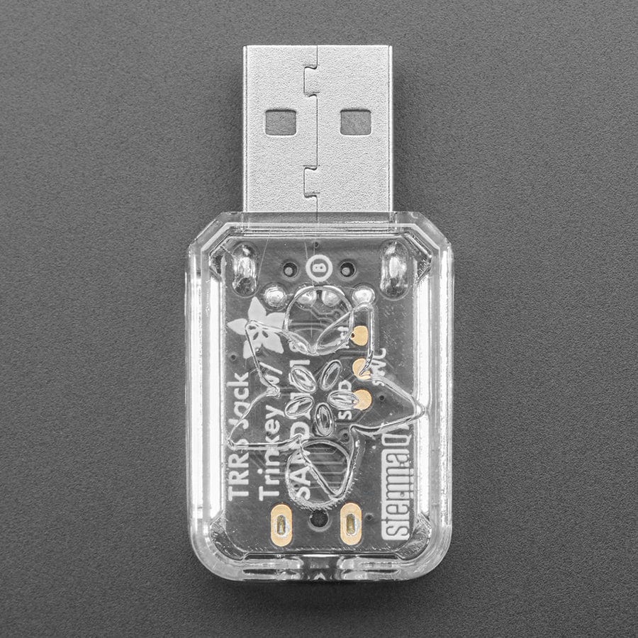 Clear Snap-on Enclosure for Adafruit TRRS Trinkey - Image 4