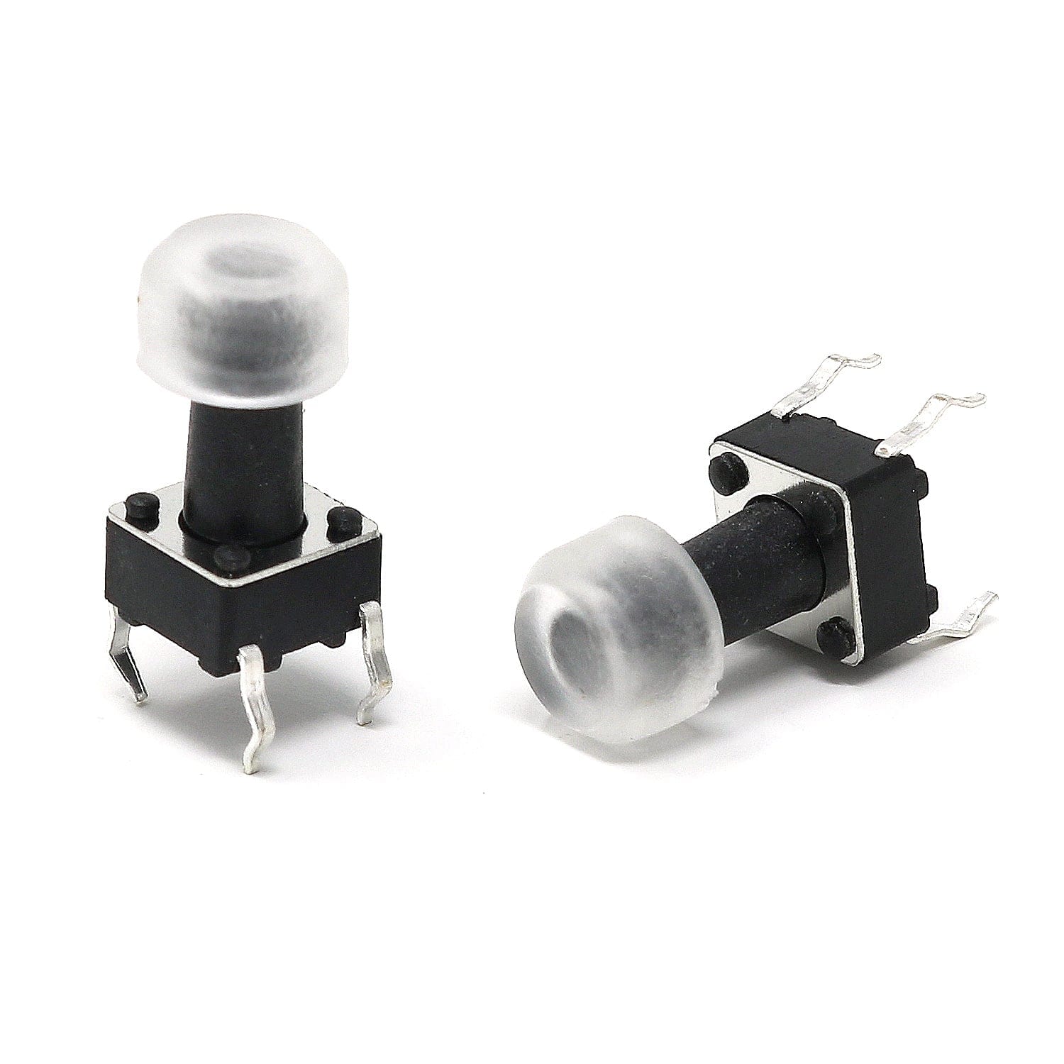 Clear Soft Caps for Tactile Buttons (10-pack) - Image 2