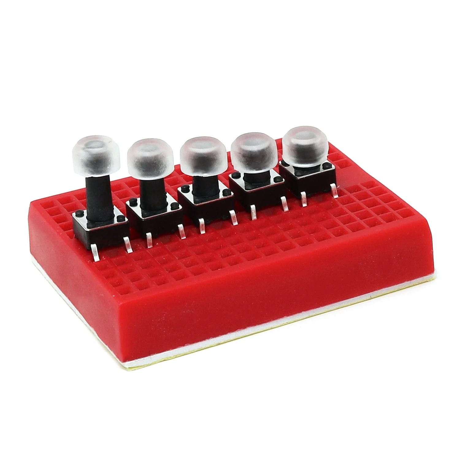 Clear Soft Caps for Tactile Buttons (10-pack) - Image 3