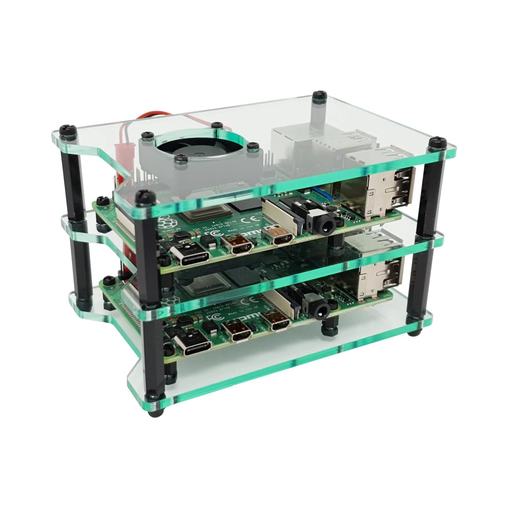 Cluster Case for Raspberry Pi (with Fans) - Image 2