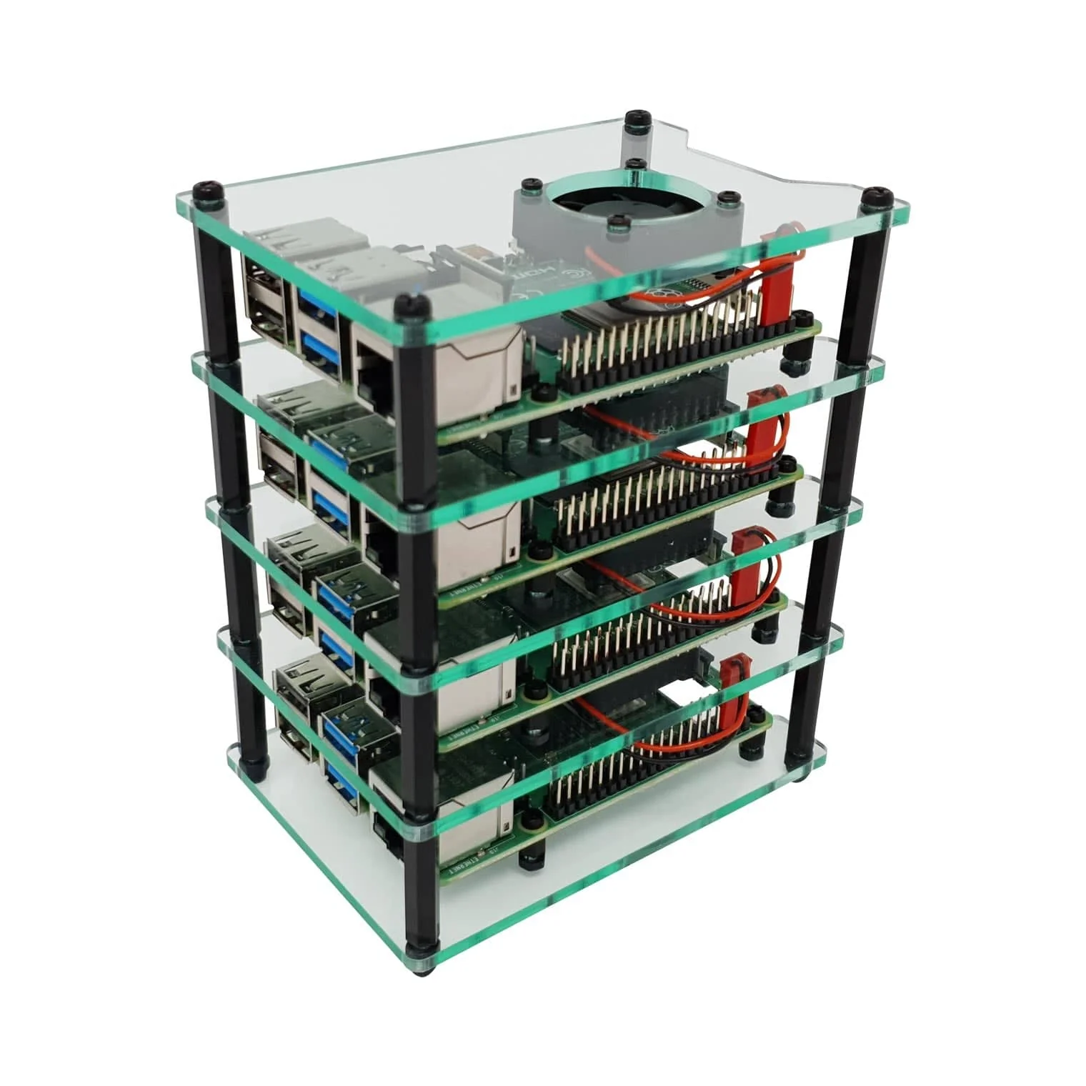 Cluster Case for Raspberry Pi (with Fans) - Image 3