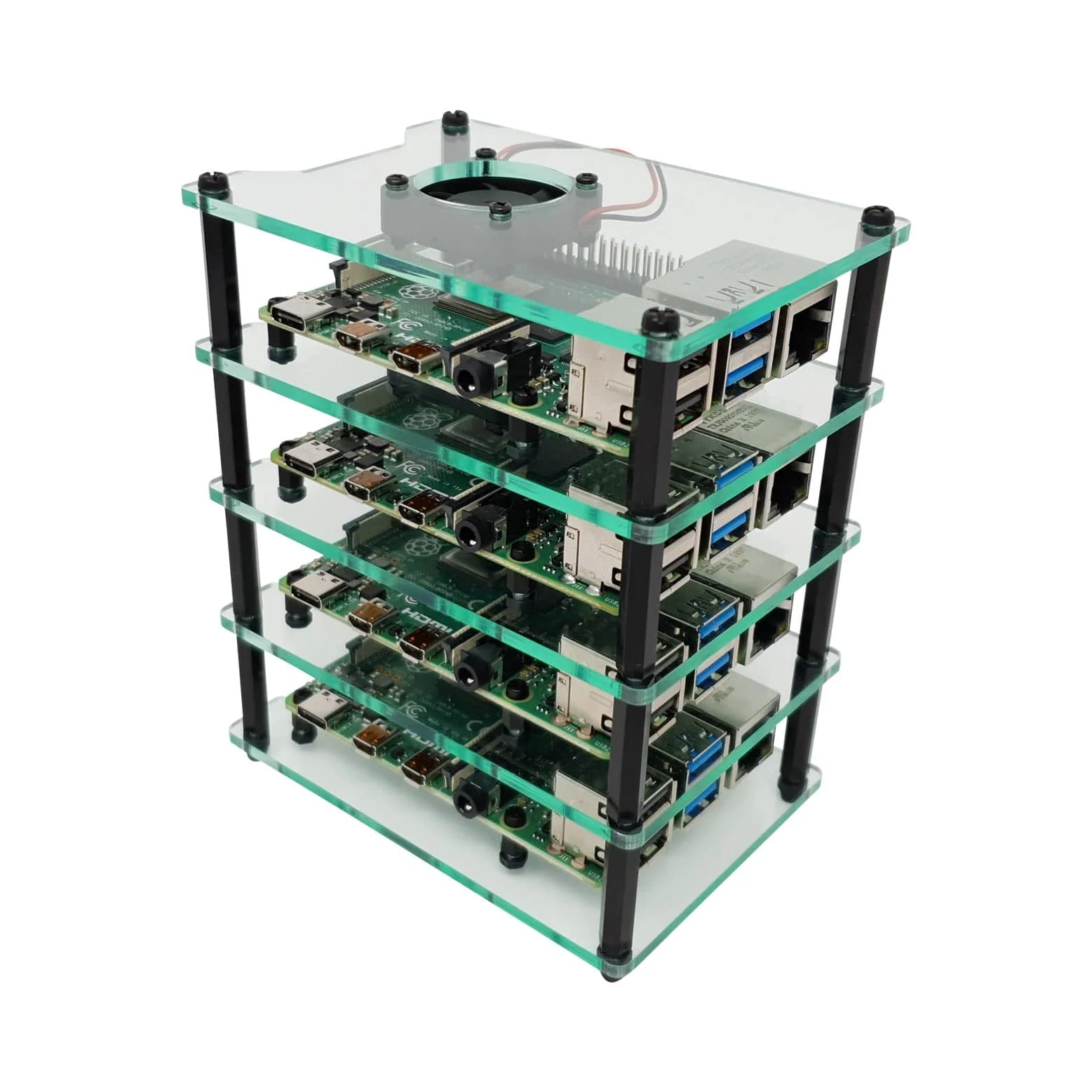 Cluster Case for Raspberry Pi (with Fans) - Image 4