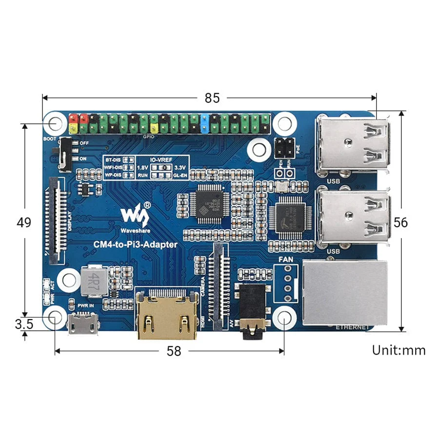 CM4 to 3B Adapter [Discontinued] - Image 7