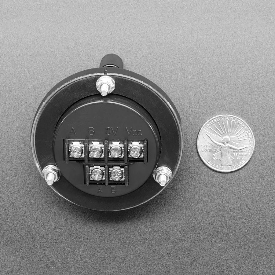CNC Rotary Encoder - 100 Pulses per Rotation - 60mm Black - Image 4