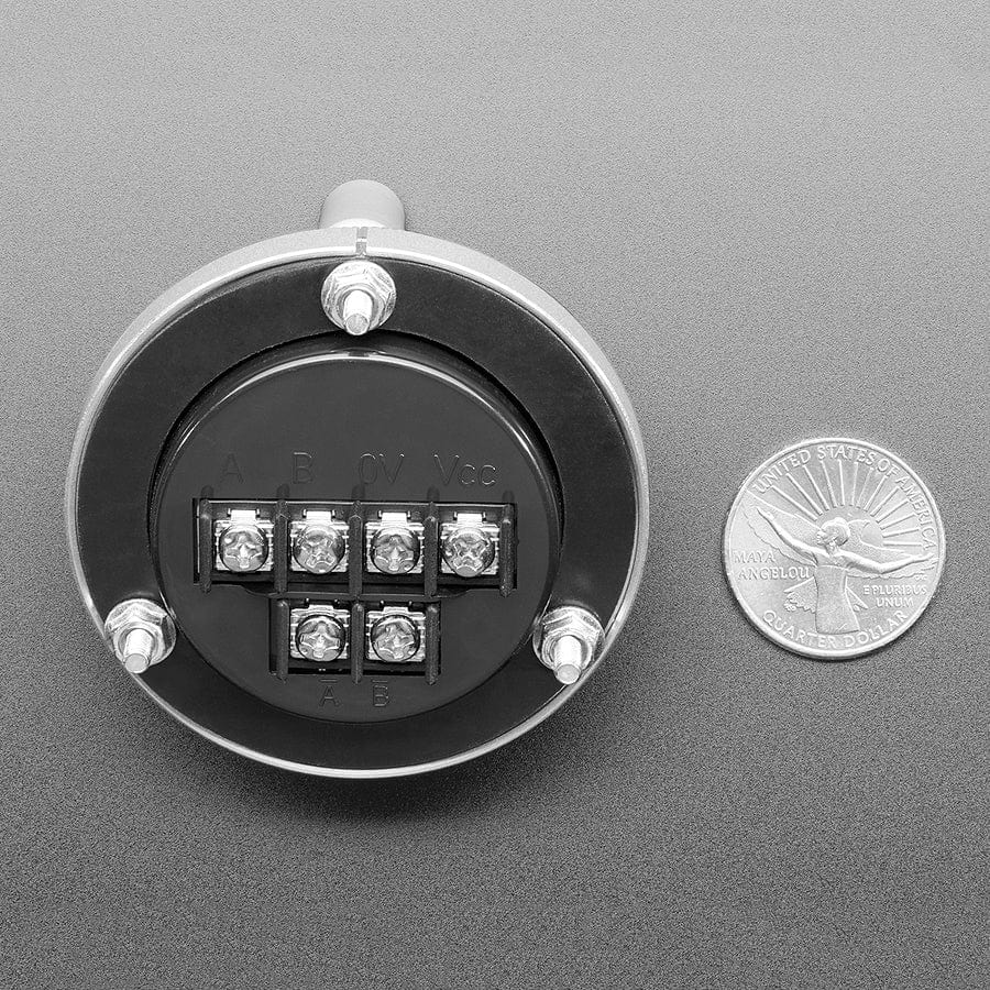 CNC Rotary Encoder - 100 Pulses per Rotation - 60mm Silver - Image 3