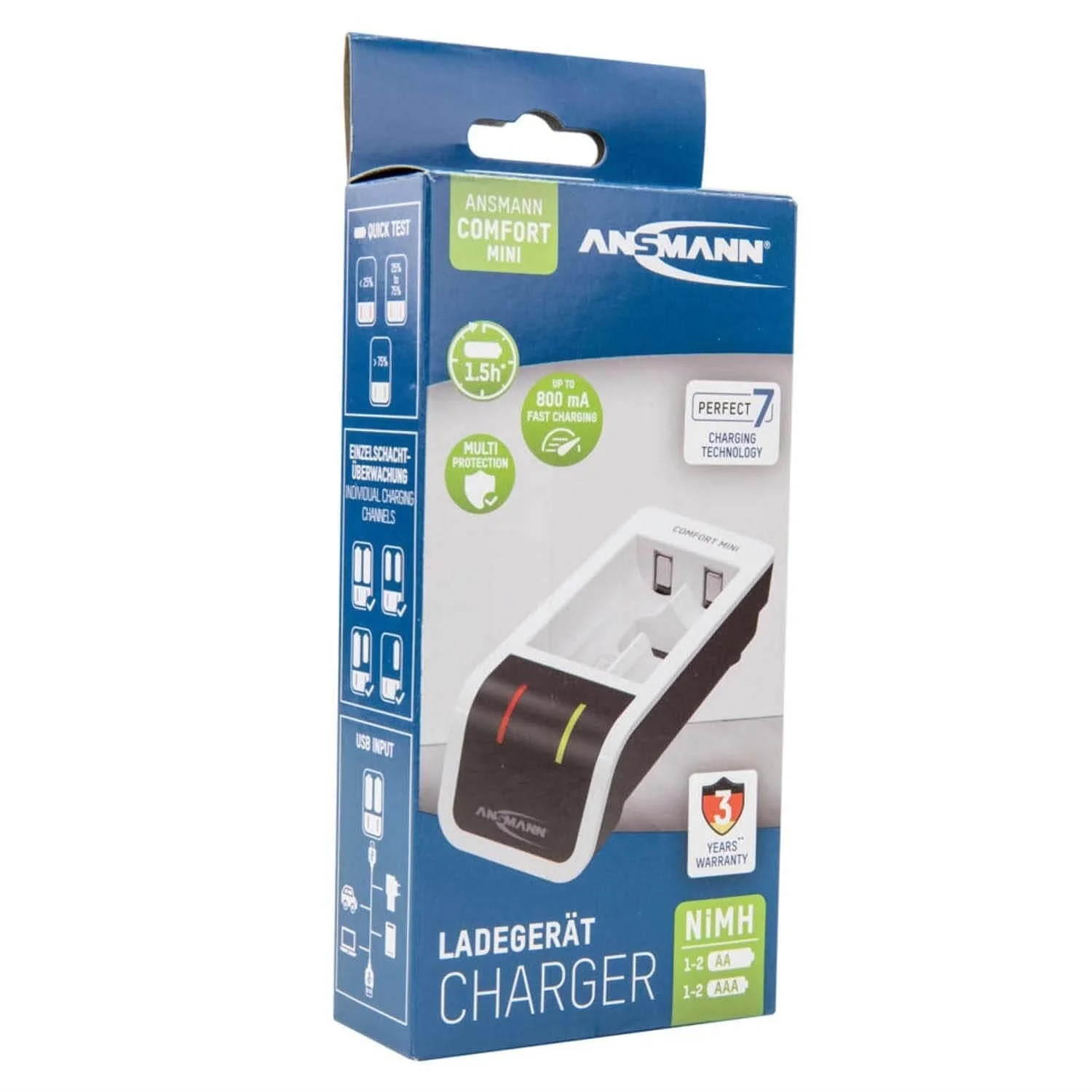 Comfort Mini AA/AAA NiMH Battery Charger - Image 6