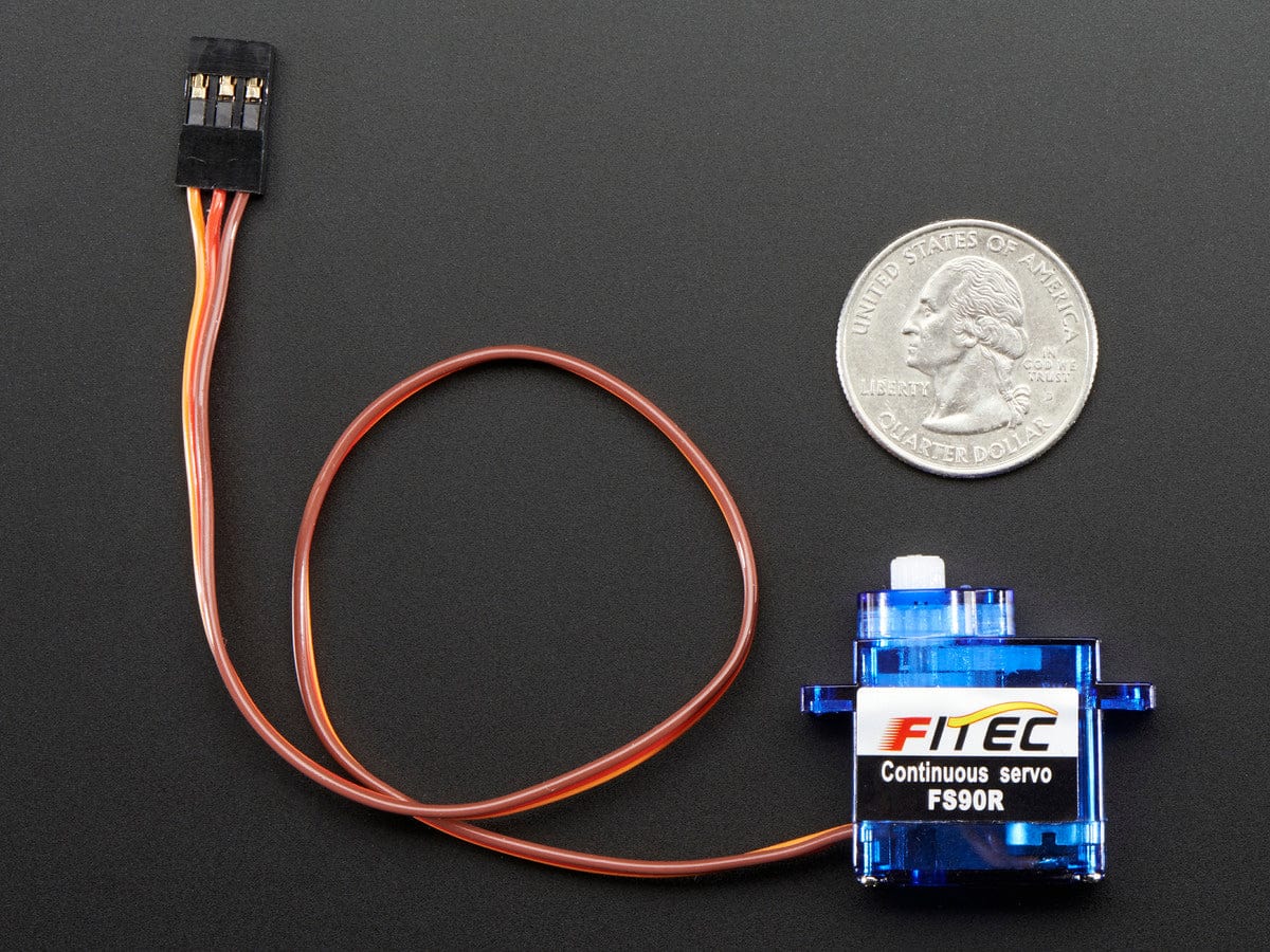 Continuous Rotation Micro Servo (FS90R) - Image 3
