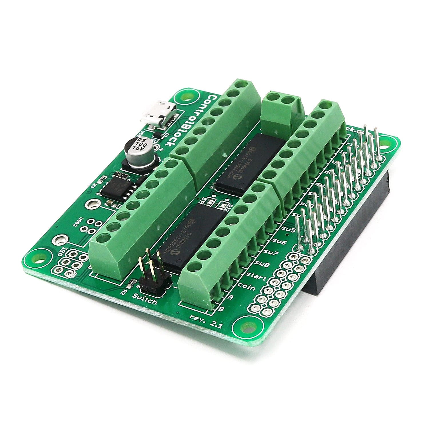 ControlBlock Micro-USB - Game Controllers, Power Switch and I/O for Raspberry Pi [Discontinued] - Image 3