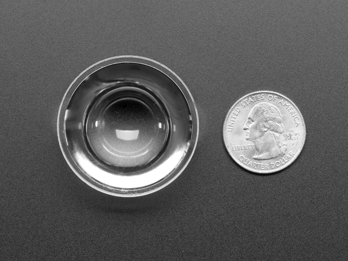 Convex Plastic Lens with Edge (40mm Diameter) - Image 2