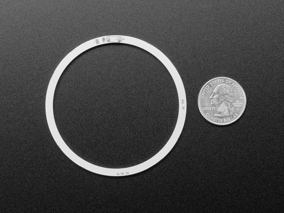 Cool White LED Ring Light PCB - 70mm Diameter - 5V Power - Image 3
