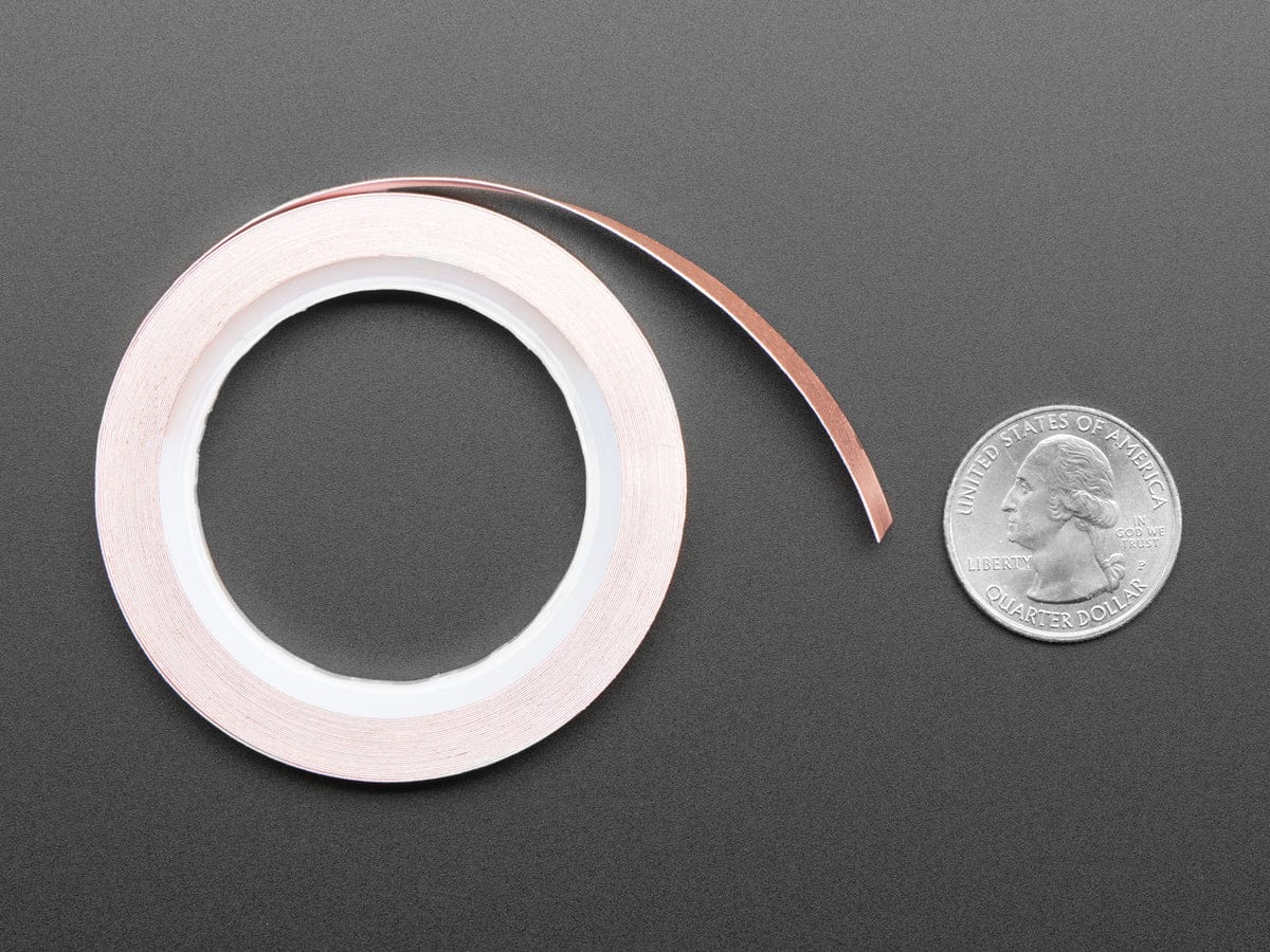 Copper Foil Tape with Conductive Adhesive - 6mm x 5 meters long - Image 2