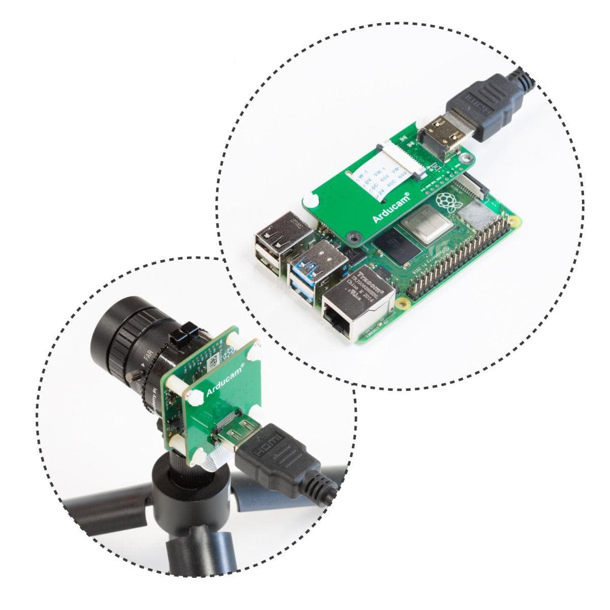 CSI to HDMI Adapter Board Raspberry Pi HQ Camera [Discontinued] - Image 3