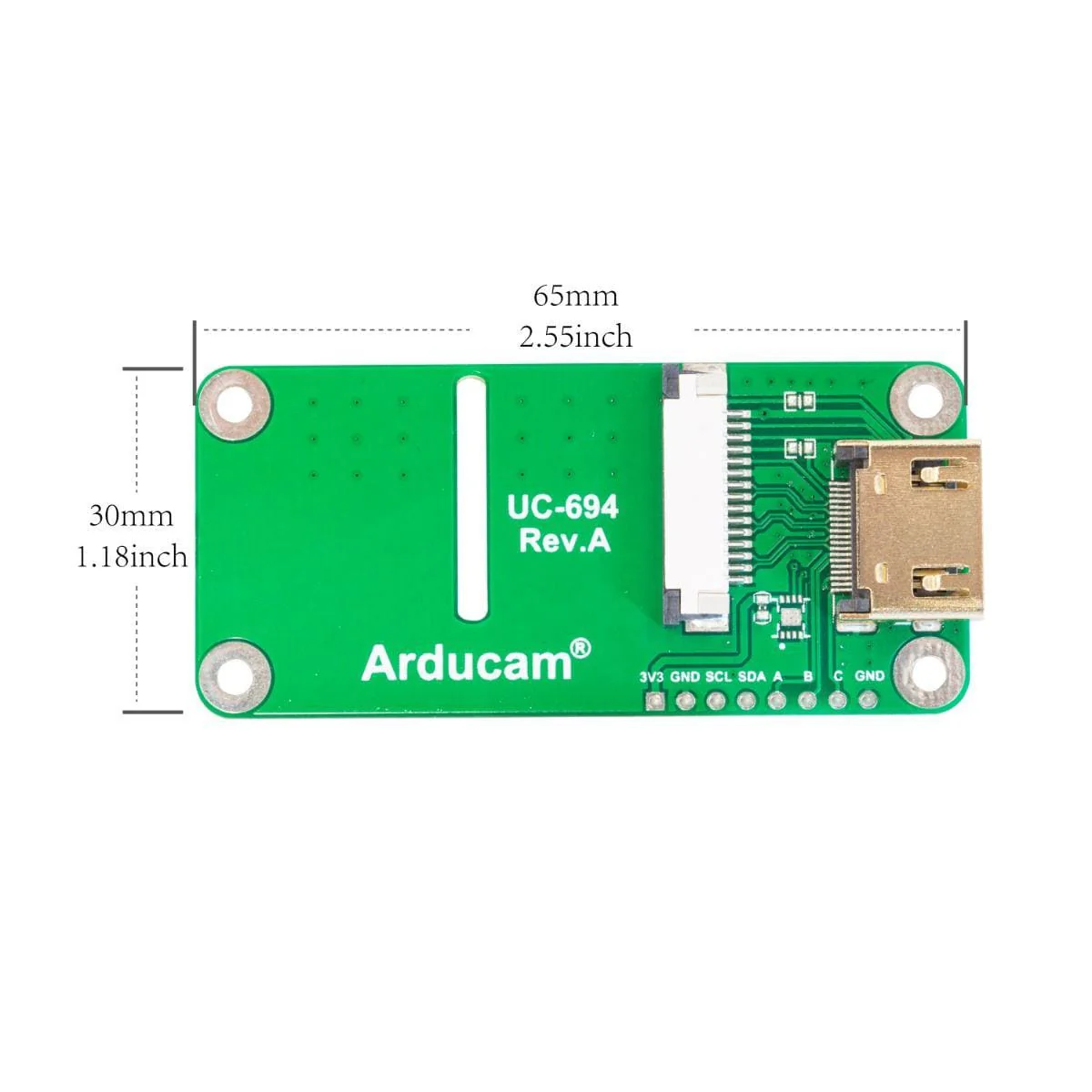 CSI to HDMI Adapter Board Raspberry Pi HQ Camera [Discontinued] - Image 6