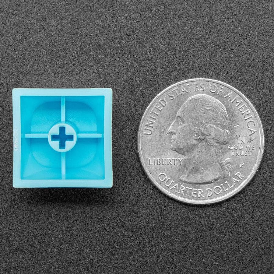 Cyan MA Keycaps for MX Compatible Switches - 5 pack [discontinued] - Image 4