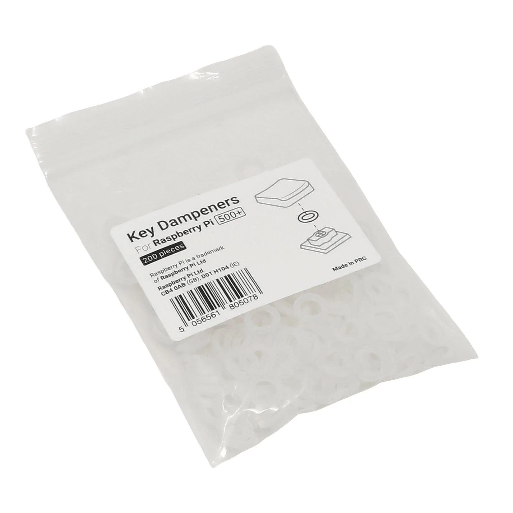Key Dampener Kit for Raspberry Pi 500+
