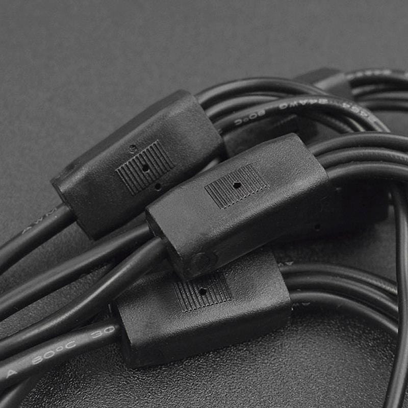 DC Barrel Jack Splitter Cables (1 Female to 3 Male, 5-pack) - Image 4