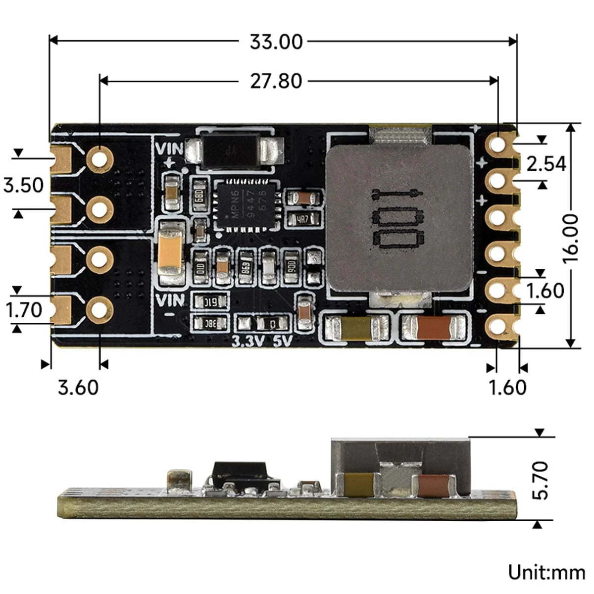 DC-DC Buck Mini Module 6-36V to 5V 4A - Image 7
