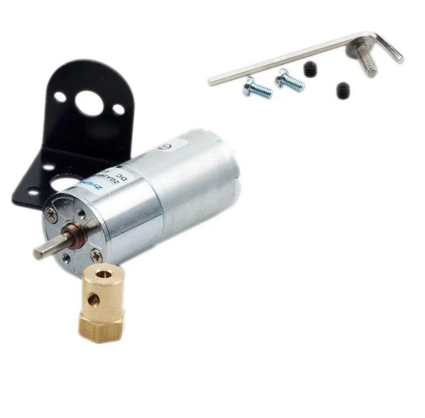 6V DC Motor - 60RPM with Hub & Bracket