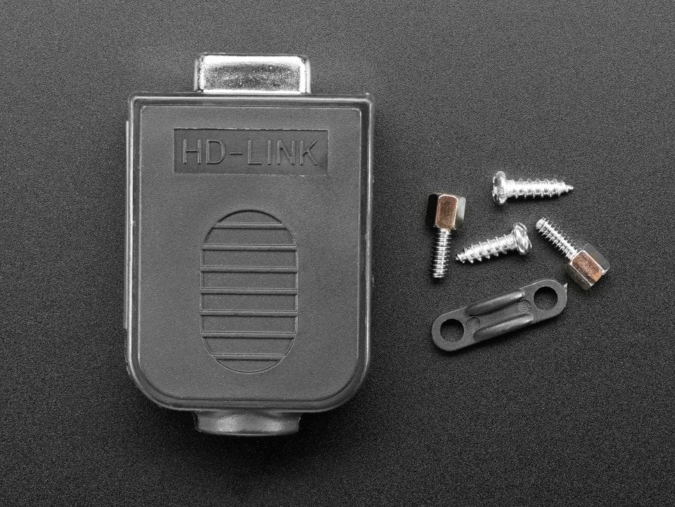 DE-9 (DB-9) Female Socket Connector to Terminal Block Breakout - Image 4