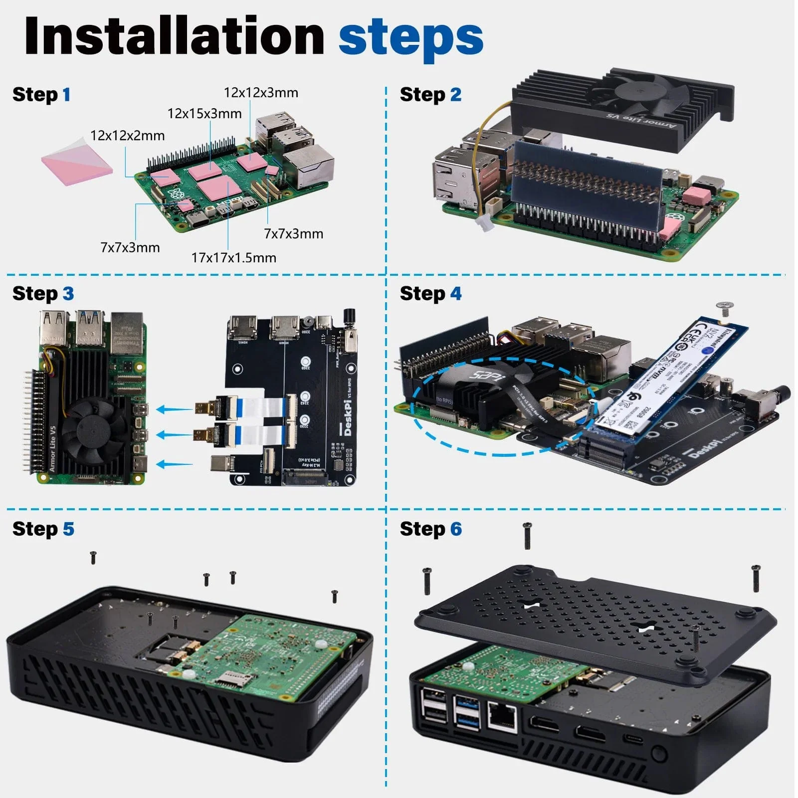 DeskPi Lite for Raspberry Pi 5 - Image 10